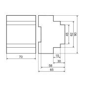 Реле защиты электродвигателей многофункциональное AZD-1 EA05.004.003