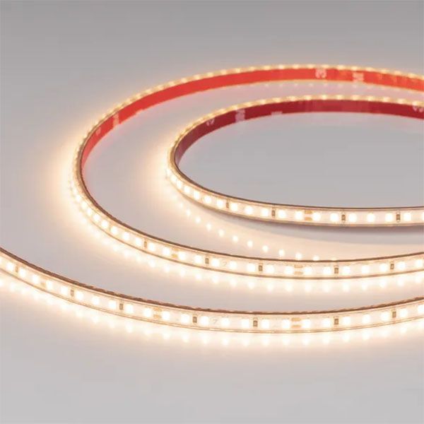 Светодиодная лента  Белый теплый 2835 24V 10W/m 140Led/метр герм (PS-силиконовая экструзия) 058506 RTW-PS-A140-7mm 3000K IP67