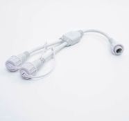 Разветвитель для гирлянд ALEDUS SP-2Lines-W 1-2, 2Pin, белый