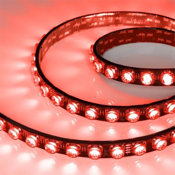 Светодиодная лента RGB 3030 24V 21W/m 42Led/метр 050117 FLT-PS-S42-23mm черная плата 15deg IP67