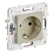 Штепсельная розетка встраиваемая IEK SKANDY 16А SK-R11-16-K10 SK-R05B с з/к без з/ш арктический бежевый Штепсельная розетка встраиваемая IEK SKANDY 16А SK-R11-16-K10 SK-R05B с з/к без з/ш арктический бежевый