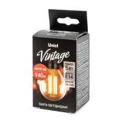 лампа ретро светодиодная Vintage форма шар 5W UL-00010551 LED-G45-5W-GOLDEN-E14 GLV21GO