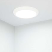 Накладной светильник  18W Белый дневной 033445 CL-FIOKK-R220 230V IP20 круглый белый