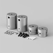 Держатель для гибкого неона Maytoni NEMO 201153 для двухстороннего накладного монтажа неона 360° D18 серебро