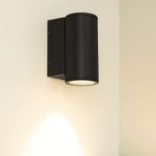 светильник  12W Белый теплый 037258 LGD-FORMA-WALL-R90-12W 220V IP54 цилиндр накладной черный