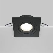 Встраиваемый светильник  10W Атом / Atom DL024-2-01B 1*GU10 круглый черный
