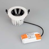 Встраиваемый светильник  12W Белый теплый 037188 MS-FORECAST-BUILT-TURN-R102-12W Warm3000 IP20  круглый белый
