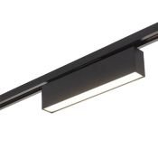 Трековый светильник однофазный  10W Белый дневной SOLID HALS DK6440-BK IP20 на шинопровод черный