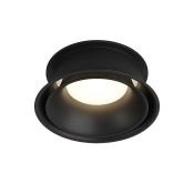 Встраиваемый светильник без лампы DENKIRS ODENCE DK2403-BK GU10 черный круглый IP44