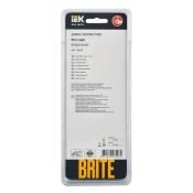 Рамка металлическая 3 поста IEK BRITE BR-M32-M-K02 РУ-3-1-БрЧ черный