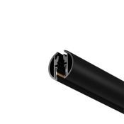 Шинопровод круглый подвесной 2 м Levity TRX184-R-112B чёрный