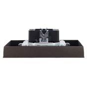 Штепсельная розетка встраиваемая двойная IEK BRITE 16А BR-R21-16-K45-F РС12-3-БрТБ с з/к без з/ш в сборе бронза