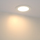 Встраиваемый светильник-панель  13W Белый теплый  020110 DL-142M-13W 220V IP40 круглый белый