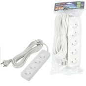 удлинитель без заземления Uniel UL-00009989 S-CU4-5 WHITE 5м Ultra