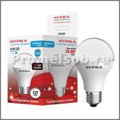 светодиодная лампа шар  A60 Белый дневной 12W SUPRA SL-LED-A60-12W/4000/E27 9461