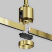 Крепление потолочное Длинное / Long 760мм с прямым коннектором питания Flarity TRA159C-IPCL1-BS латунь