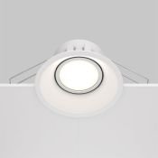Встраиваемый светильник без лампы MAYTONI Точка/Dot DL028-2-01W GU10 белый круглый