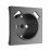 Накладка для розетки с USB  WERKEL W1179564 графит матовый