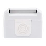 Блок вертикальный 2 розетки INDUSTRIAL KR-78-0801 с/з белый керамический IP54 KRANZ