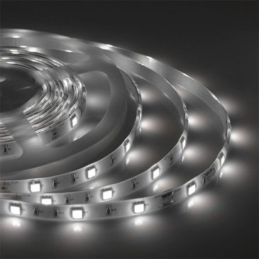 Светодиодная лента  Белый дневной 5050 12V  7.2W/m 30Led/метр герм (силикон) 00-150 Стандарт IP65