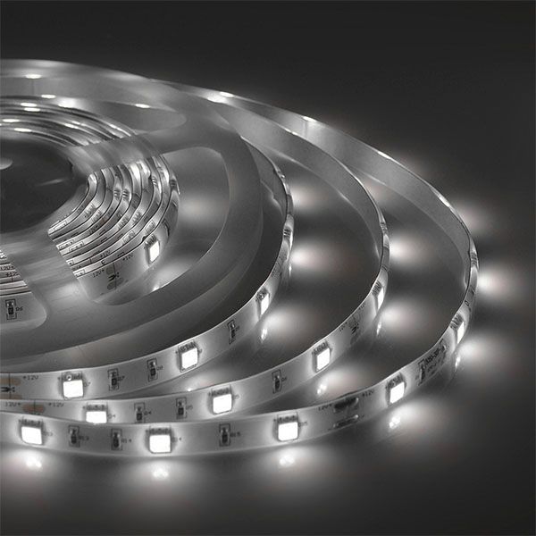 Светодиодная лента  Белый дневной 5050 12V  7.2W/m 30Led/метр герм (силикон) 00-150 Стандарт IP65