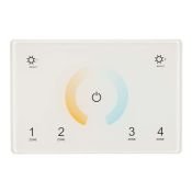 Панель встраиваемая Sens 028400 SMART-P81-MIX White (230V, 4 зоны, 2.4G)