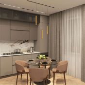 Трековый светильник однофазный   9W Белый-MIX SMART SPOT DK8008-BG IP20 на шинопровод управляемый золотой/черный