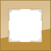 Рамка стеклянная 1 пост WERKEL Favorit WL01-Frame-01 бронза Рамка стеклянная 1 пост WERKEL Favorit WL01-Frame-01 бронза