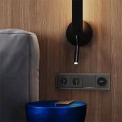 Рамка стеклянная VOLTUM S70 на 4 поста титан