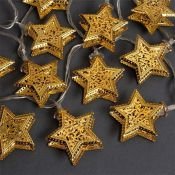 гирлянда НИТЬ Белый теплый с насадками «Звёздочка» 4м прозрачная нить, 20 LED IP20  220 В