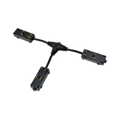 Соединитель для однофазного шинопровода SMART HIDE Т-образный TR2115-BK гибкий черный