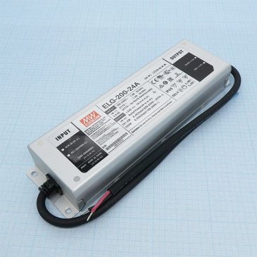 Блок питания (AC-DC) 24V 200W ELG-200-24A герм IP65 металл