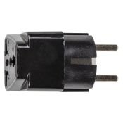 Европереходник 10А с заземлением UL-00010562 S-GES1-10S BLACK