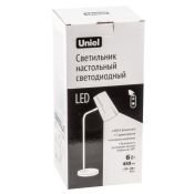 светильник настольный   6W UL-00010147 ULM-B600 6W/4500K/DIM WHITE белый Уценка!