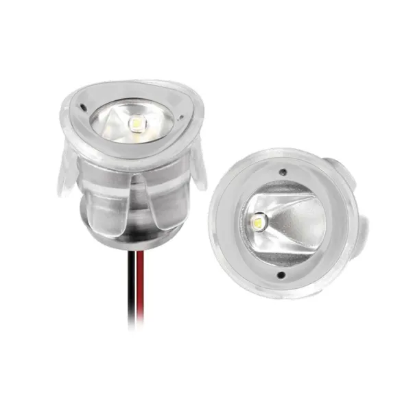 светильник  1.5W Белый теплый 045490 ALT-LODESTAR-HANDRAIL-R27 24V 30x60 deg круглый встраиваемый серебристый