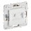 Розетка встраиваемая компьютерная двойная IEK SKANDY SK-K20-2-K01 SK-K04W RJ45 кат.6 арктический белый