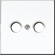 Одиночная накладка JUNG для TV розетки LS990TVWW белый Одиночная накладка JUNG для TV розетки LS990TVWW белый