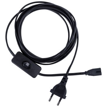 Провод UCX-Q851 LT-300-B BLACK UL-00011863 для соединения светильников ULI-Q151 и ULI-Q951 с кнопкой включения между собой, 30 см., черный