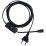 Провод UCX-Q851 LT-300-B BLACK UL-00011863 для соединения светильников ULI-Q151 и ULI-Q951 с кнопкой включения между собой, 30 см., черный