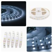 Светодиодная лента Белый 5050 24V 14.4W/m 60Led/метр 00-340 Стандарт 10мм IP20 Светодиодная лента Белый 5050 24V 14.4W/m 60Led/метр 00-340 Стандарт 10мм IP20