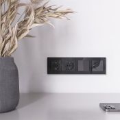 Диммер WERKEL W1142048 черный акрил
