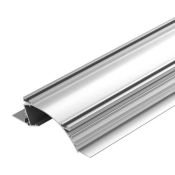 алюминиевый профиль с экраном ALM-ARC-SINGLE-2000 ANOD+FROST 029850
