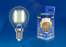 светодиодная лампа шар  G45 Белый теплый  5W LED-G45-5W/WW/E14/CL/MB GLM10TR Диммируемая Multibright