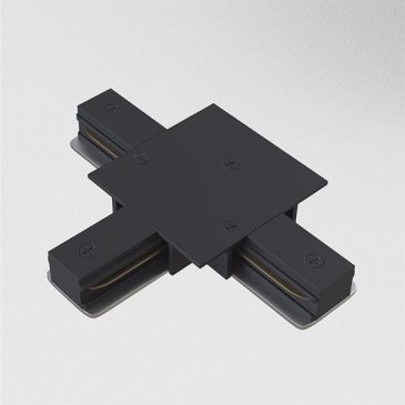 Коннектор T-образный для однофазного трека TRA002CT-11B Unity встраиваемый черный