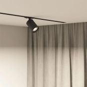 Трековый светильник однофазный  15W SOLID TUBE DK6201-BK под лампу GU5.3 IP20 на шинопровод черный