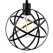 Люстра подвесная Lightstar без лампы 732417 GABBIA 1х40W E27 черный матовый
