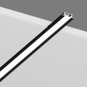 комплект профиля RC-2206-BL BLACK П-образный встраиваемый ANOD 00-00020195 черный