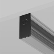 Заглушка торцевая Exility TRA034EC-41B черный (2шт)