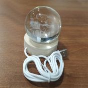 светильник-ночник Белый теплый "3D ночник светодиодный новогодний" питание от USB