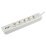 удлинитель с заземлением и выключателем MODERN и 3xUSB-A 2.0, 1xTYPE-C WYP12-16-05-02-ZKU-K01 белый